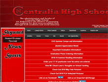 Tablet Screenshot of centraliahs.org